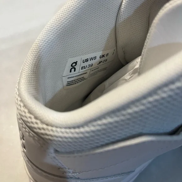 On Running White High-Top Sneakers